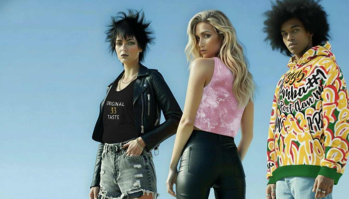 paradiso33 homesite online store urban streetwear style, models